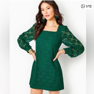 Lilly Pulitzer Serena Square Neck Romper.